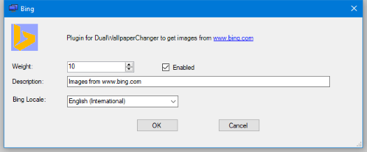 Bing provider